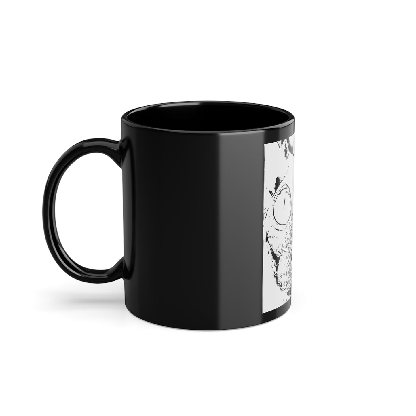 Black Cat Coffee Mug - Perfect for Cat Lovers, Unique Gift, Cozy Vibes, Black Tea or Coffee Drinkers, Kitchen Decor, Cat Owner's Item