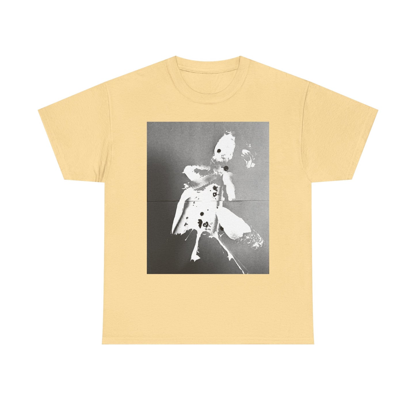 Artistic Unisex Heavy Cotton Tee - Minimalist Design