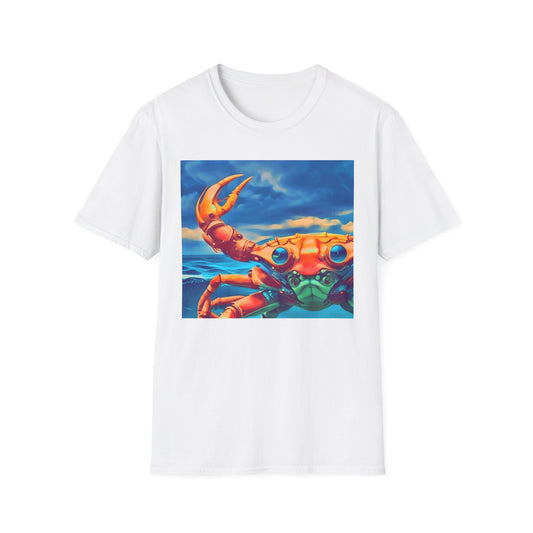 Funny Crab Graphic Unisex Softstyle T-Shirt