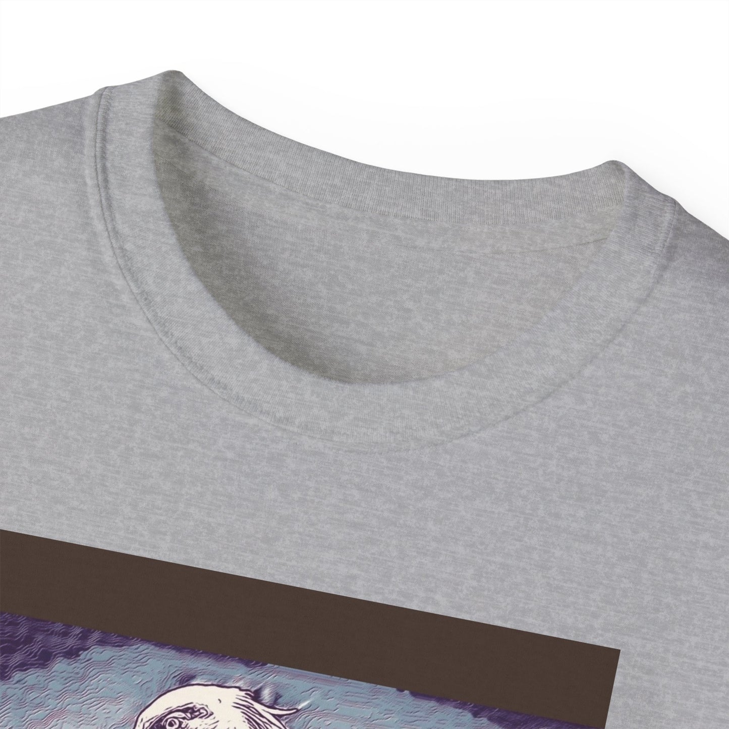 Vintage Pelican Art Unisex Ultra Cotton Tee, Beachwear, Gifts for Nature Lovers, Casual Summer Shirt, Ocean-Inspired T-Shirt