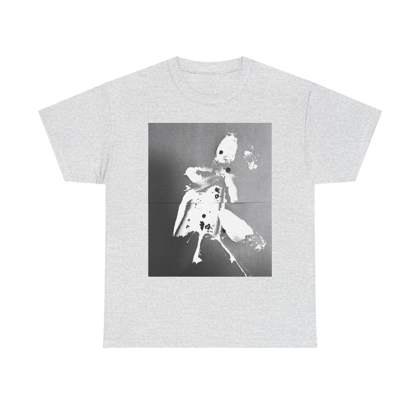 Artistic Unisex Heavy Cotton Tee - Minimalist Design