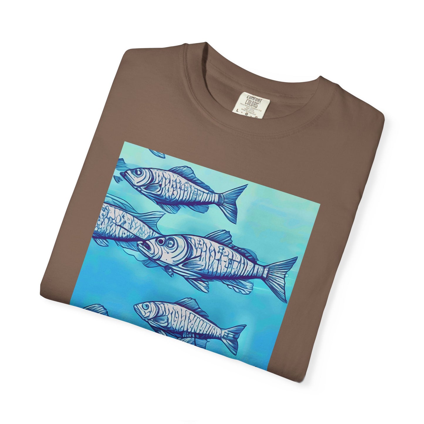 Ocean Waves Unisex Garment-Dyed T-shirt - Perfect for Beach Lovers