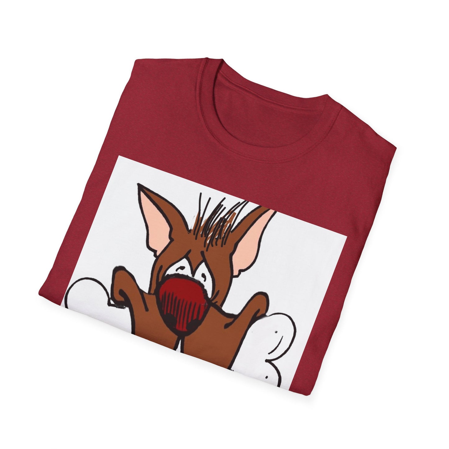 Funny Dog Graphic T-Shirt - 'Have You Eaten?' Unisex Softstyle Tee