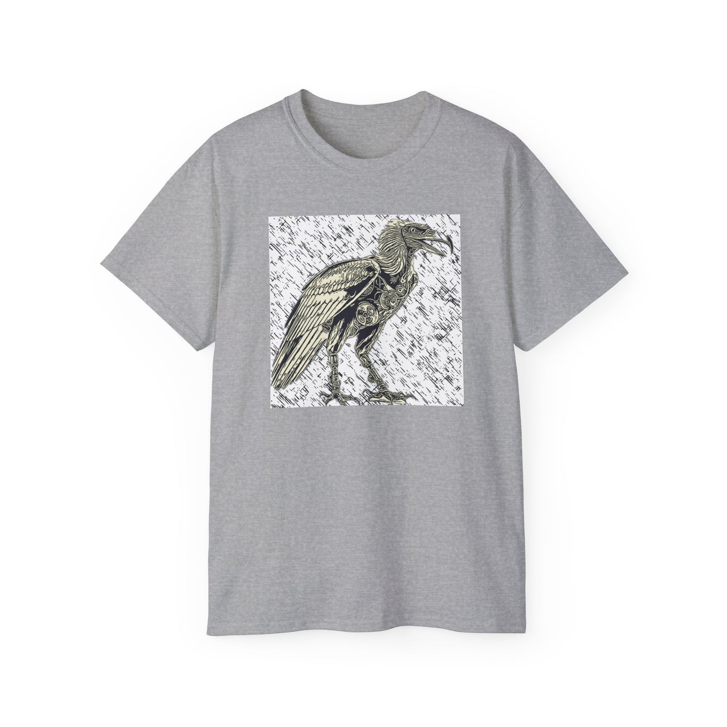 Vintage-Inspired condor Graphic Tee, Unisex Cotton T-Shirt, Perfect for Eco-Lovers, Casual Wear, Halloween, Unique Gift