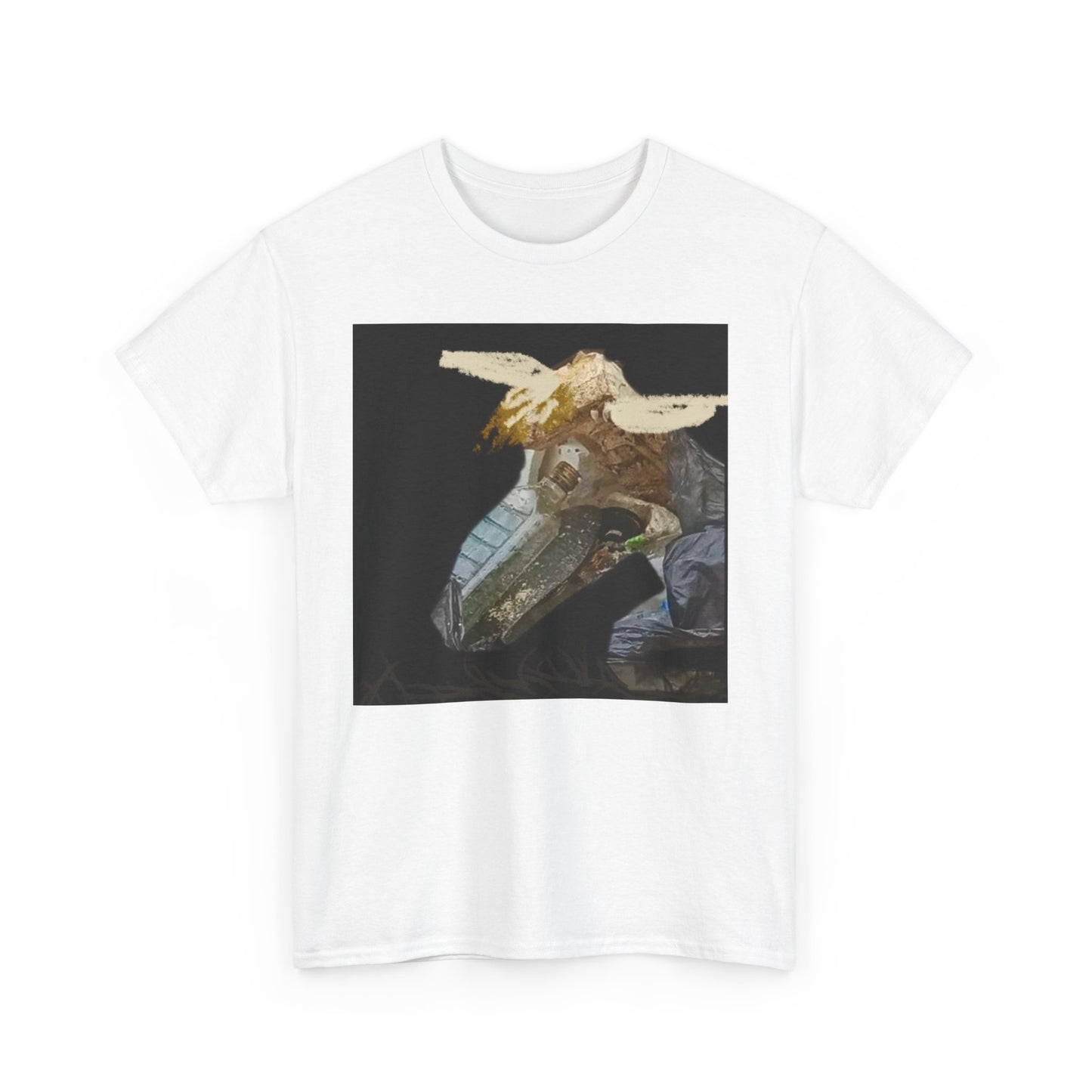 Artistic Unisex Heavy Cotton Tee - Unique Horse Design