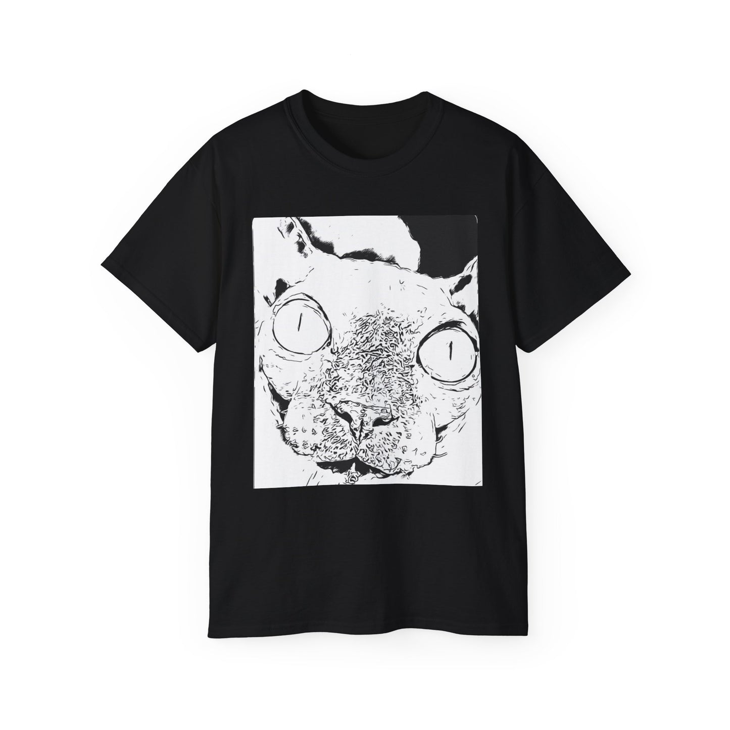 Whimsical Cat Graphic Tee, Fun Animal Shirt for Cat Lovers, Unique Gift Idea, Casual Wear, Quirky Fashion Statement