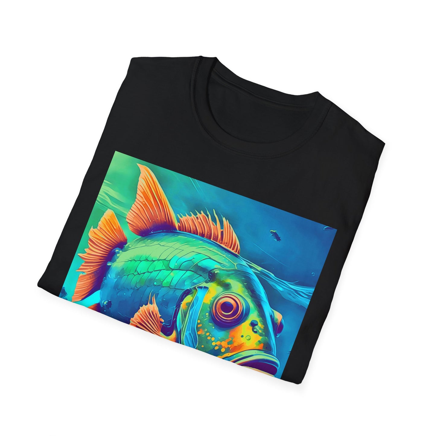 Vibrant Fish Graphic Unisex Softstyle T-Shirt - Perfect for Nature Lovers