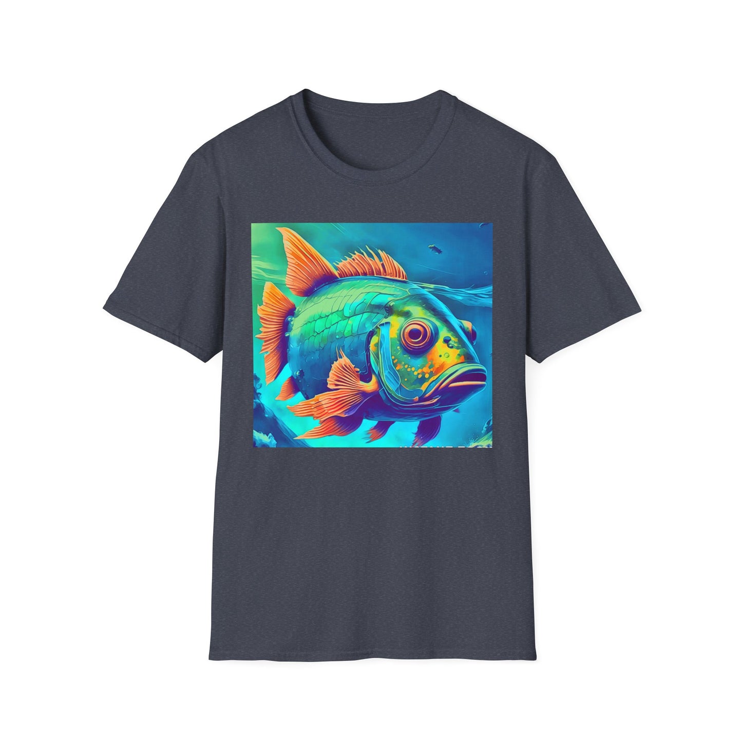 Vibrant Fish Graphic Unisex Softstyle T-Shirt - Perfect for Nature Lovers