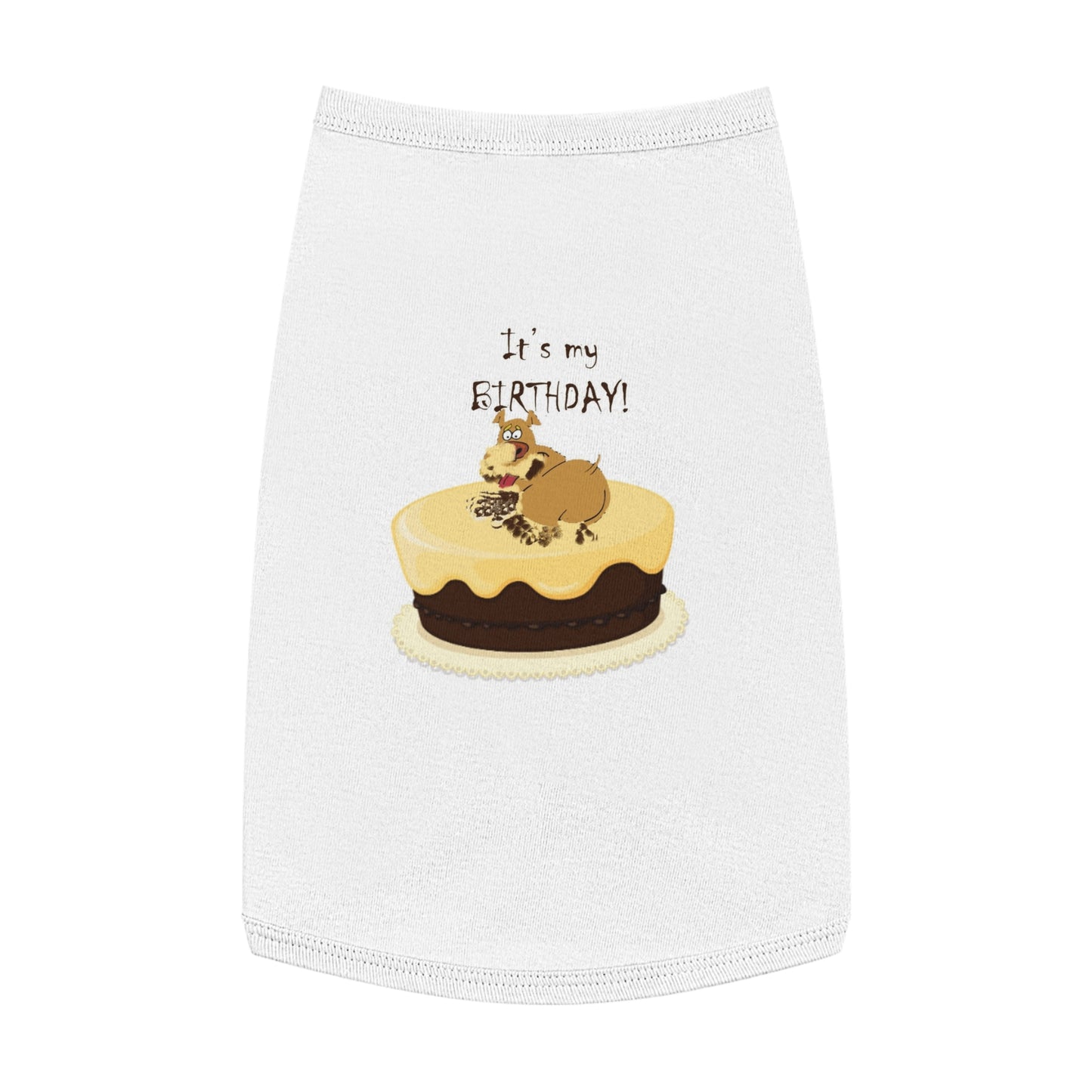Birthday Pet Tank Top, Dog Birthday Apparel, Cute Dog Clothes, Pet Party Outfit, Unique Gift for Dog Lovers