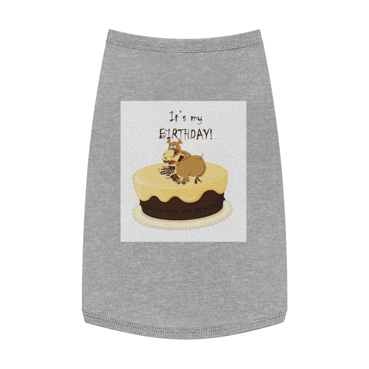 Birthday Pet Tank Top, Dog Birthday Apparel, Cute Dog Clothes, Pet Party Outfit, Unique Gift for Dog Lovers