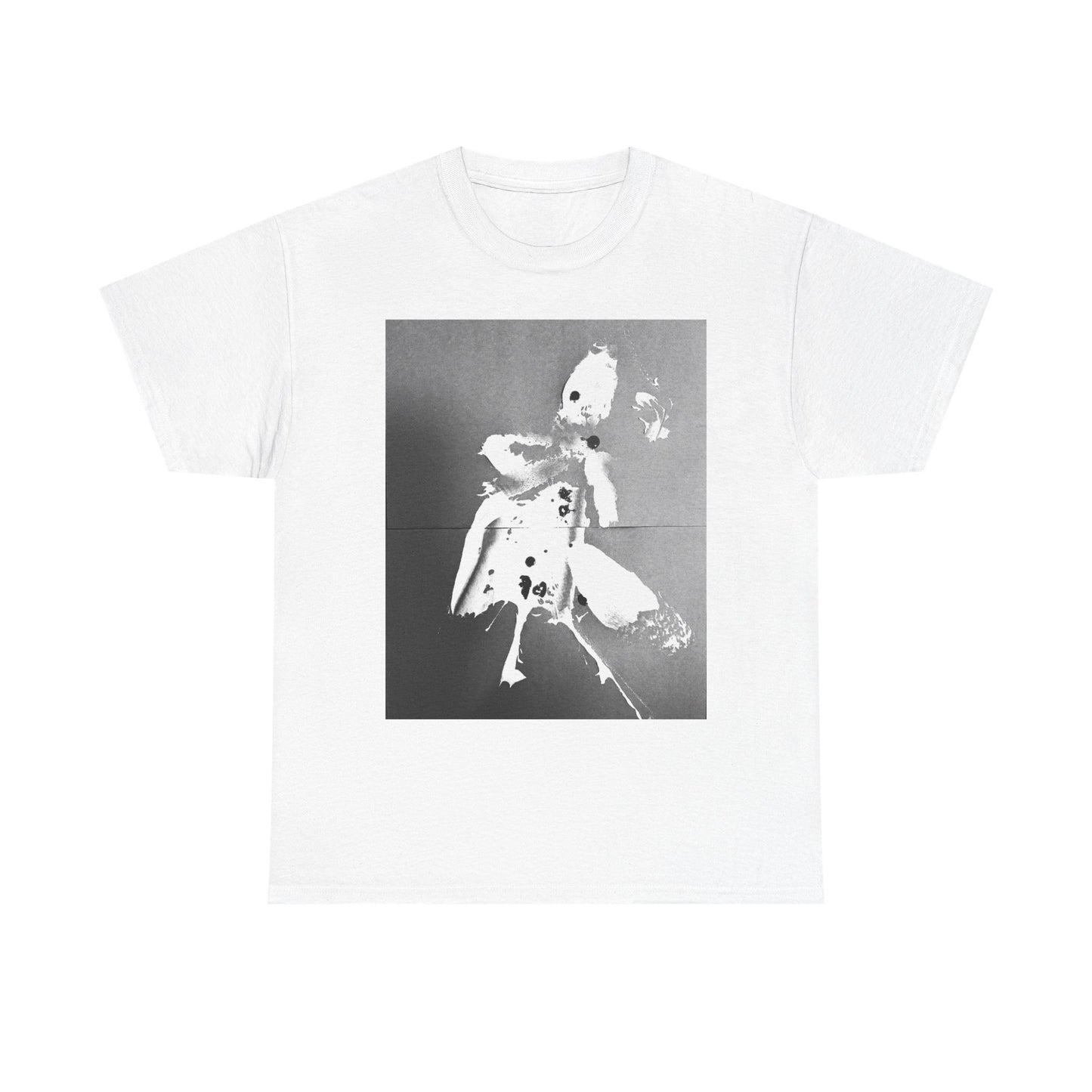 Artistic Unisex Heavy Cotton Tee - Minimalist Design