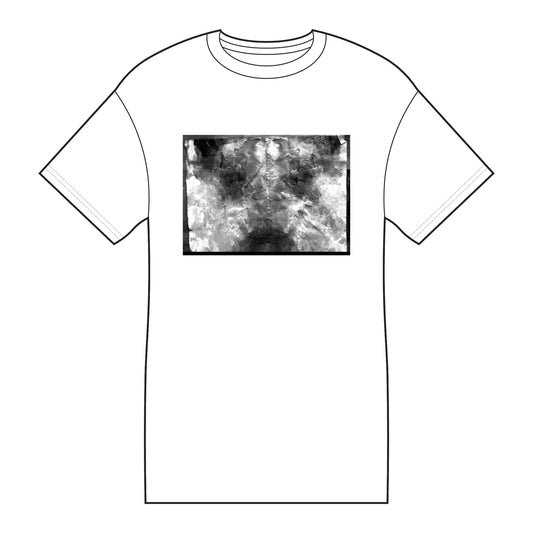 Monochrome Abstract Graphic Tee, Casual Wear, Unisex Shirt, Minimalist Fashion, Perfect Gift, Everyday Comfort