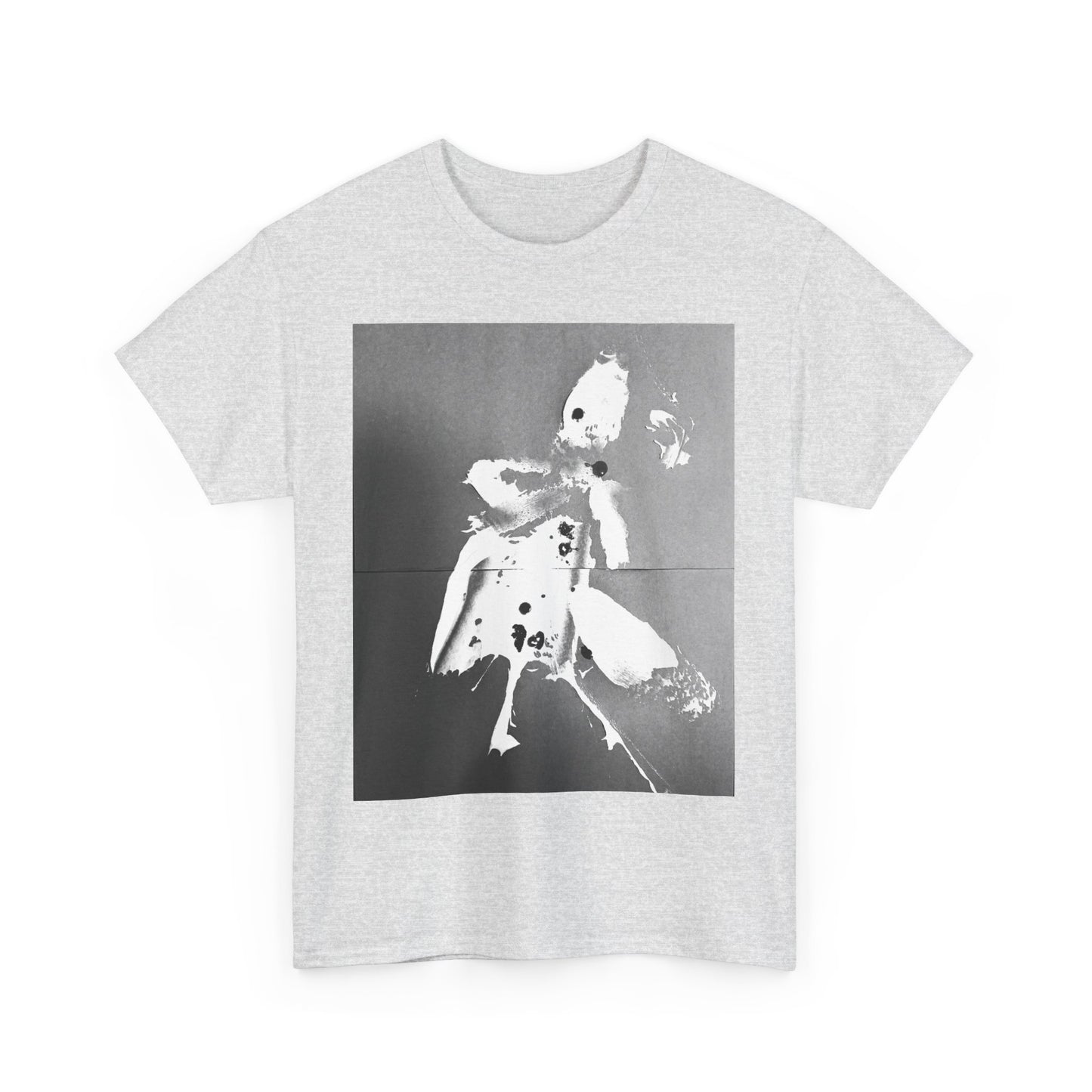 Artistic Unisex Heavy Cotton Tee - Minimalist Design
