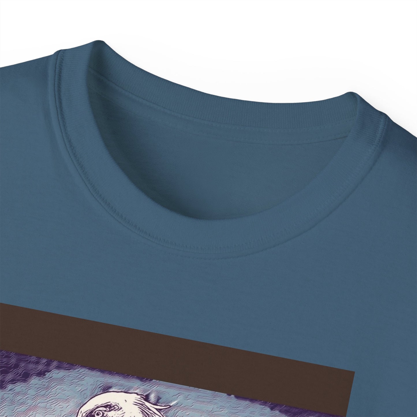 Vintage Pelican Art Unisex Ultra Cotton Tee, Beachwear, Gifts for Nature Lovers, Casual Summer Shirt, Ocean-Inspired T-Shirt