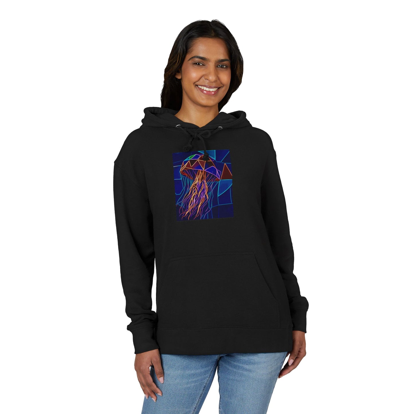 Unisex Jellyfish Graphic Hoodie, Trendy Pullover Sweatshirt, Sea Creature Fashion, Unique Gift for Ocean Lovers, Cozy Everyday Wear