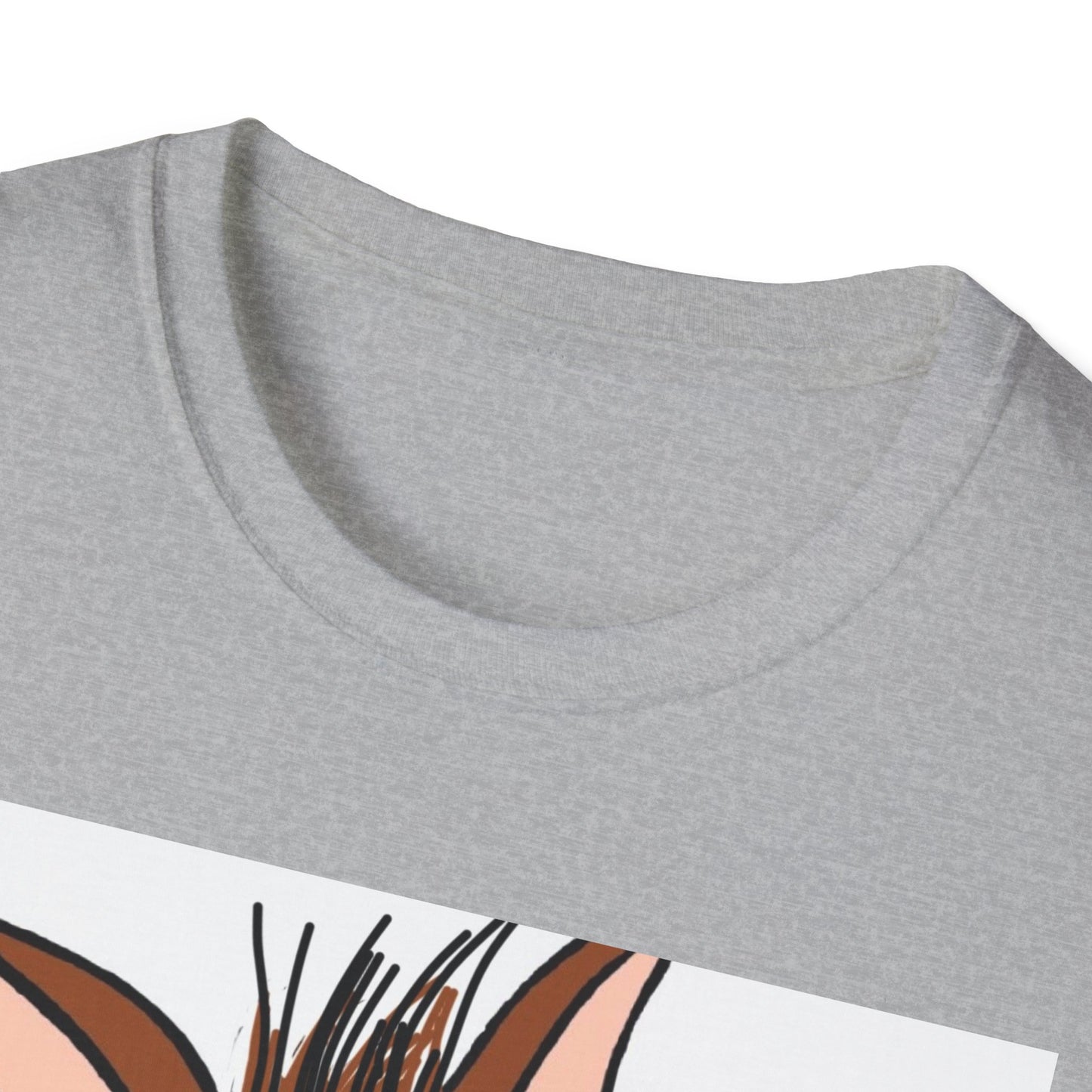 Funny Dog Graphic T-Shirt - 'Have You Eaten?' Unisex Softstyle Tee