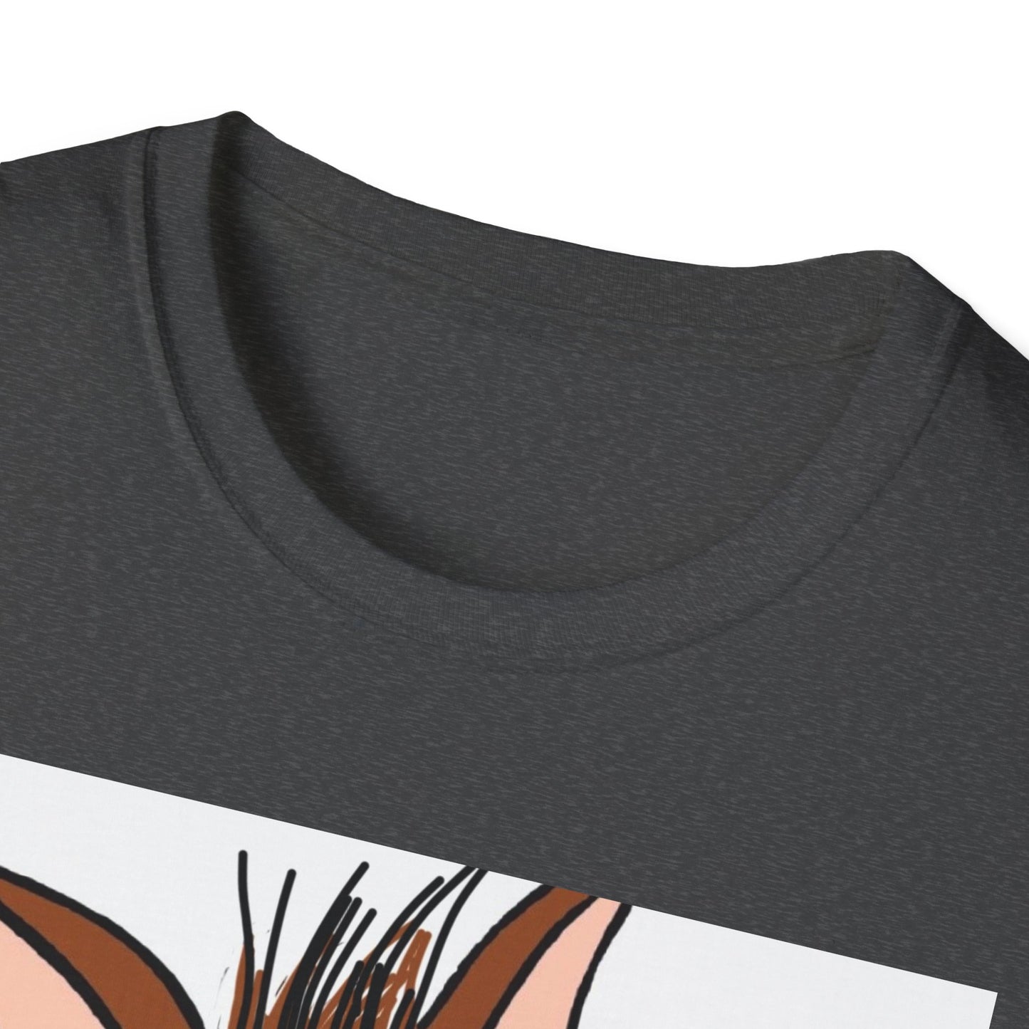 Funny Dog Graphic T-Shirt - 'Have You Eaten?' Unisex Softstyle Tee