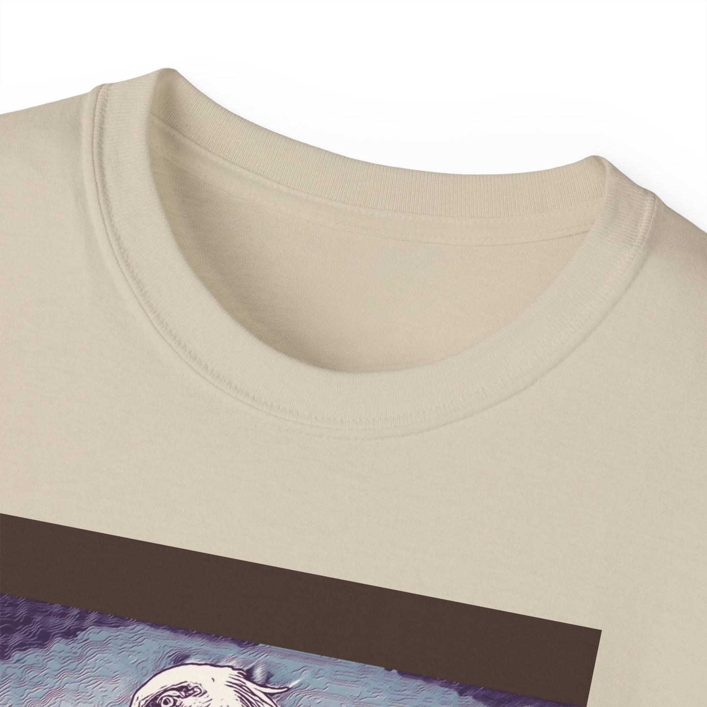 Vintage Pelican Art Unisex Ultra Cotton Tee, Beachwear, Gifts for Nature Lovers, Casual Summer Shirt, Ocean-Inspired T-Shirt