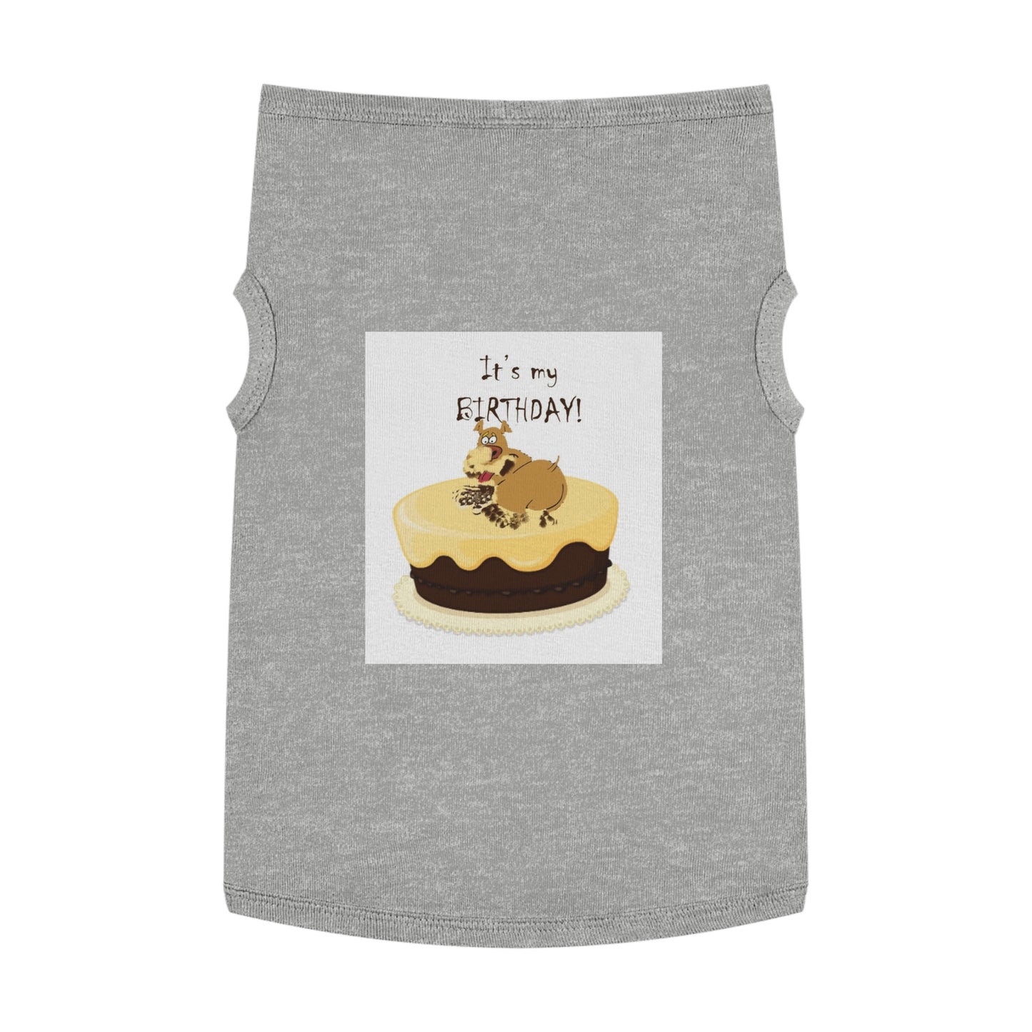 Birthday Pet Tank Top, Dog Birthday Apparel, Cute Dog Clothes, Pet Party Outfit, Unique Gift for Dog Lovers