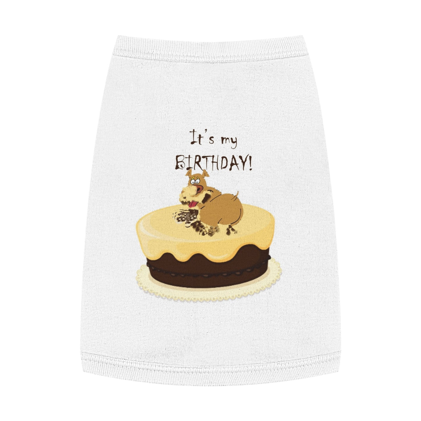 Birthday Pet Tank Top, Dog Birthday Apparel, Cute Dog Clothes, Pet Party Outfit, Unique Gift for Dog Lovers