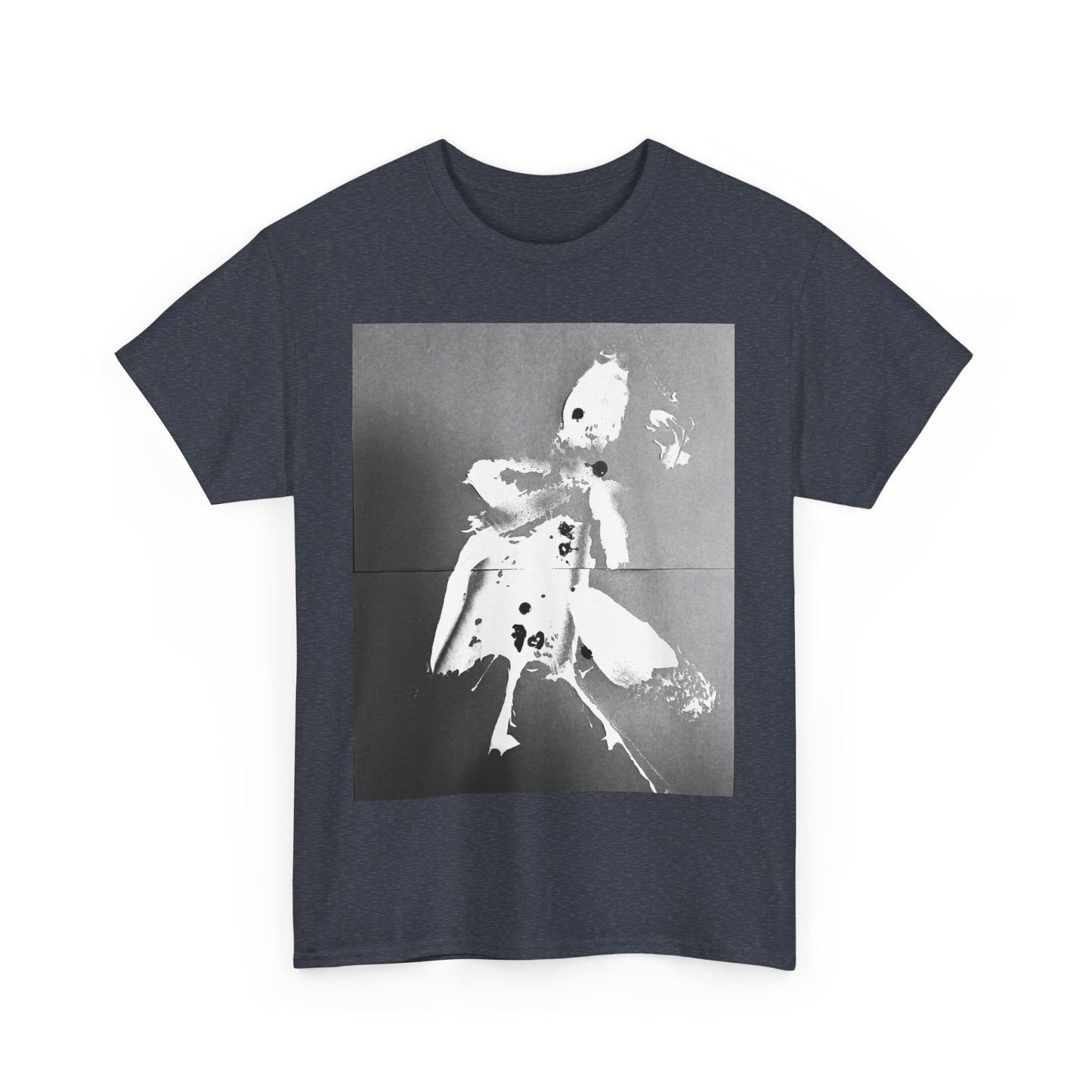 Artistic Unisex Heavy Cotton Tee - Minimalist Design