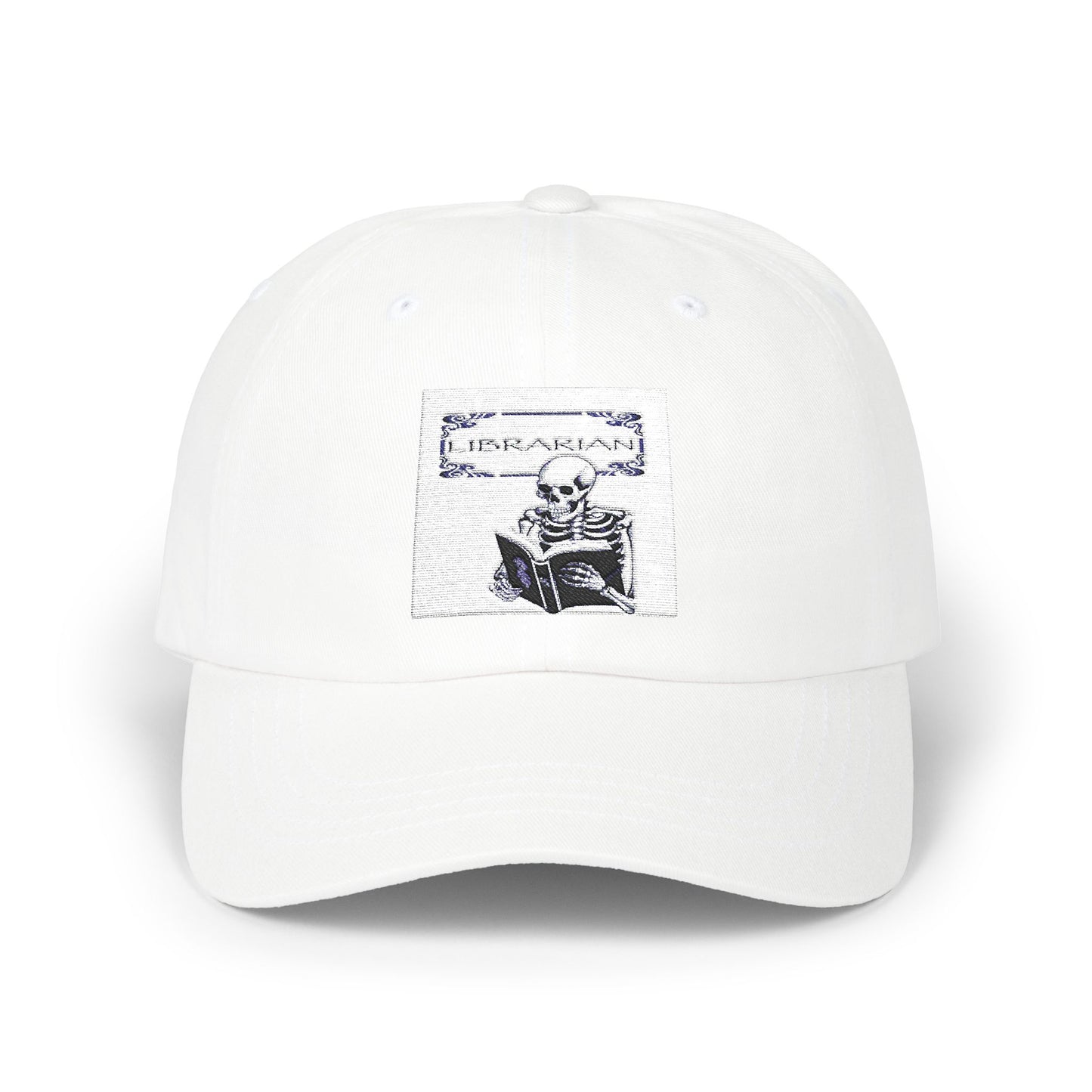 Classic Dad Cap - Casual Style, Unique Gift for Dads, Comfortable Everyday Wear, Adjustable White Baseball Hat, Father's Day Gift
