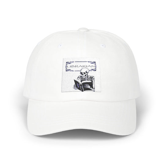 Classic Dad Cap - Casual Style, Unique Gift for Dads, Comfortable Everyday Wear, Adjustable White Baseball Hat, Father's Day Gift